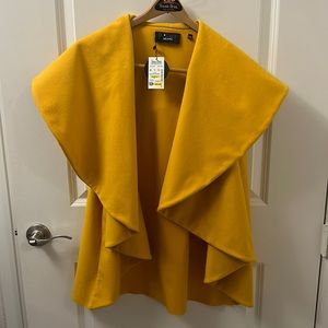 Yellow NWT Sleeveless Cape